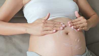 Photo of طرق لتقليل ظهور علامات تمدد الجلد أثناء الحمل