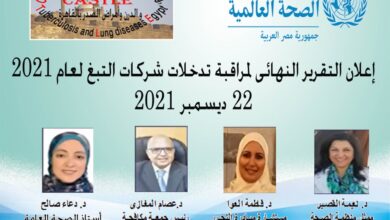 Photo of “جمعية مكافحة التدخين” تُصدر تقرير تدخلات شركات التبغ فى مصر لعام 2021