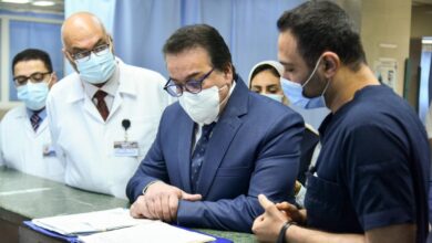 Photo of عبد الغفار يوجه بالاسراع في تطوير  مستشفى مدينة نصر للتأمين الصحى ويشيد بمركز الأورام
