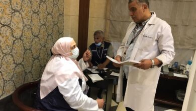 Photo of الصحة: بعثة الحج الطبية قدمت خدمات الكشف والعلاج لـ885 من الحجاج المصريين في مكة والمدينة