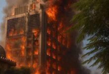 Photo of انتشال 4 جثامين ونقل 27مصابا  فى حريق سنترال رمسيس إلى  المستشفيات