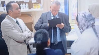Photo of إمبابى يتفقد مستشفي مبرة المعادي لمتابعة تطبيق التحول الرقمي